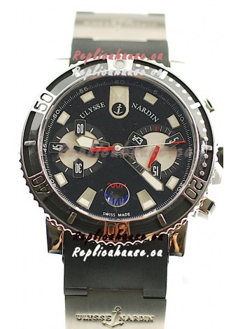 Ulysse Nardin Maxi Marine Diver Chronograph Swiss Replica Watch 