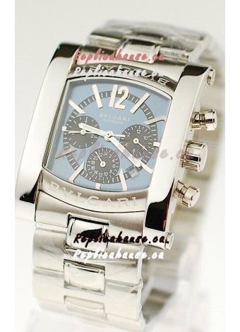 Bvlgari Assioma Japanese Quartz Watch in Blue Dial