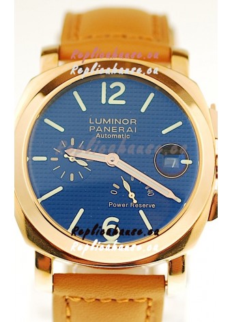 Panerai Luminor Marina Power Reserve Japanese Replica Gold Watch
