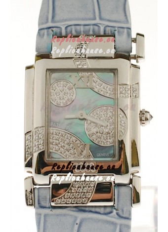 Patek Philippe Twenty Four Swiss Replica Watch in Pearl Dial