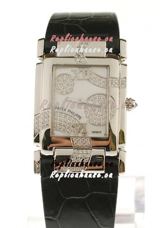 Patek Philippe Twenty Four Swiss Replica Watch in White Dial