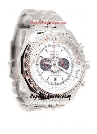 Breitling For Bentley Supersports Japanese Replica Watch in White Dial