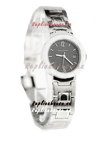 Bvlgari Quartz Japanese Watch in Black Dial
