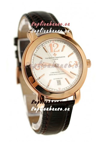 Vacheron Constantin Geneve Japanese Replica Gold Watch 