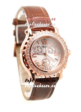 Chopard Happy Sport Ladies Swiss Replica Watch