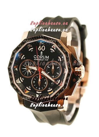 Corum Admiral Cup Challenge Swiss Replica Watch in Black