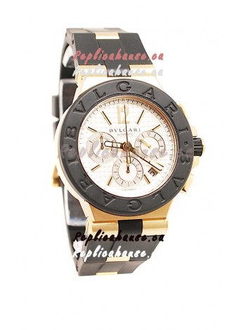 Bvlgari Diagono Automatic Swiss Watch in White Dial