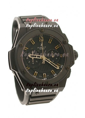 Hublot Big Bang King Power All Black Swiss Watch Ceramic Case