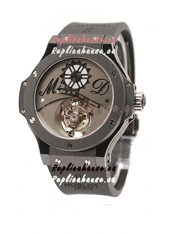 Hublot Big Bang Tourbillon MD Solo Bang Swiss Replica PVD Watch