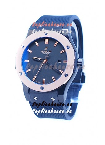 Hublot Classic Fusion Rose Gold Double Plated Bezel Watch