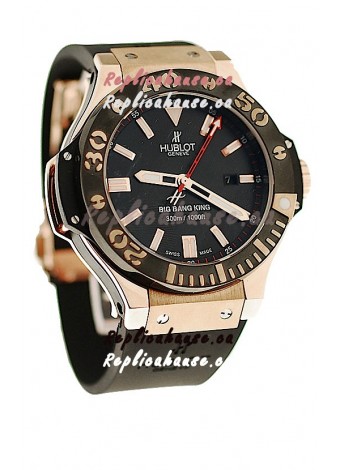 Hublot Big Bang King Swiss Watch in Pink Gold