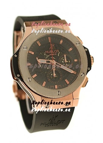 Hublot Rose Gold Aero Bang Swiss Replica Watch