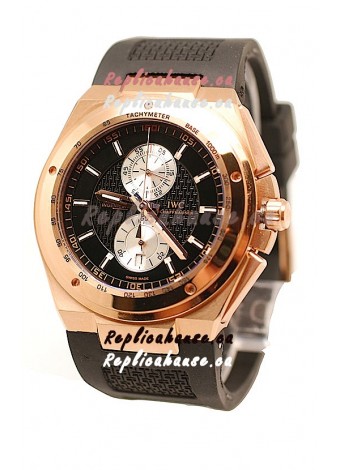 IWC Ingenieur Chronograph Japanese Gold Watch