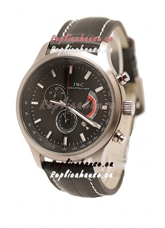 IWC Pilot Antoine de Saint Exupery Japanese Watch in Black Dial