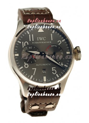 IWC Big Pilot Swiss Replica Watch in Grey Dial