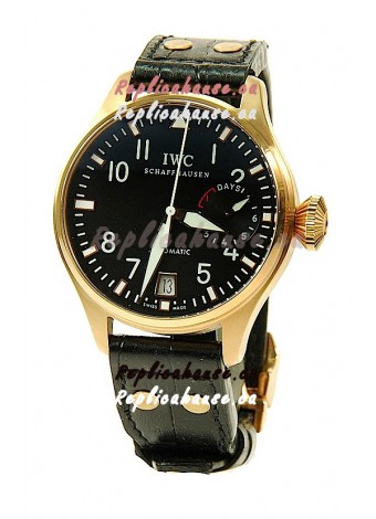 IWC Big Pilot Swiss Replica Gold Watch 
