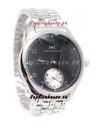 IWC Portugese Automatic Replica Watch in Black Dial