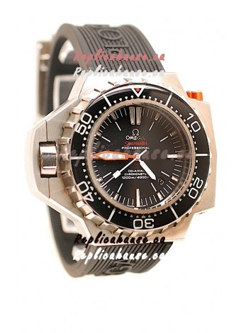 Omega Seamaster Ploprof 1200M Swiss Watch in Black Dial