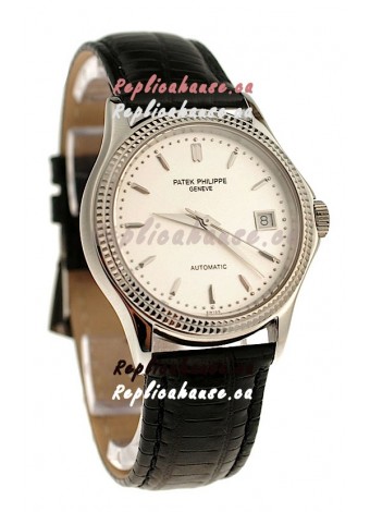 Patek Philippe Geneve Replica Watch in White Dial