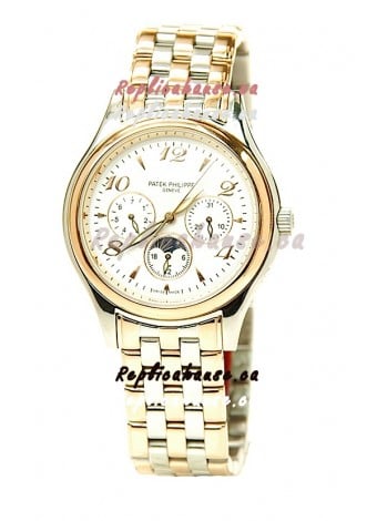 Patek Philippe Grand Complications Japanese Replica Gold Watch in Arabic Hour Markers
