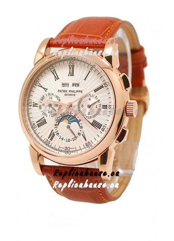 Patek Philippe Grand Complications Japanese Watch in White Dial