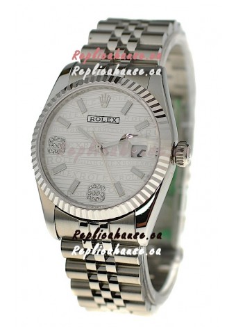 Rolex Datejust Silver Replica Watch