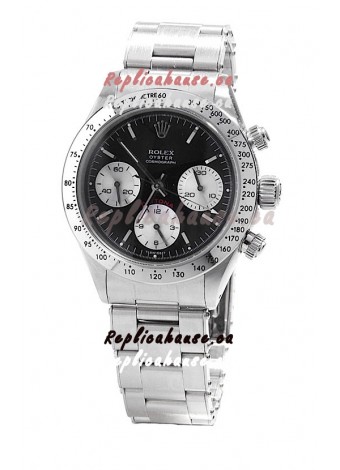 Rolex Replica Daytona Cosmograph Swiss Watch in Black Dial - 2011 Edition
