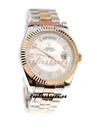 Rolex Day Date Two Tone Swiss Replica Watch