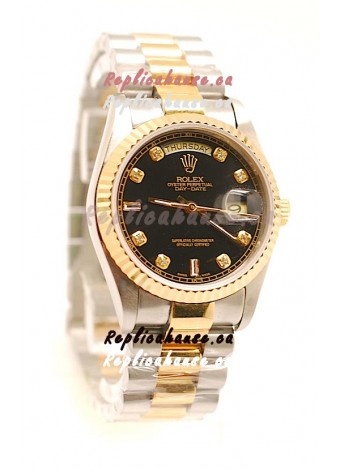 Rolex Day Date Two Tone Japanese Replica Watch