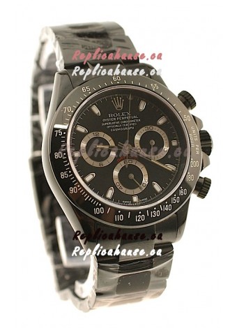 Rolex Daytona Cosmograph 2011 Edition Swiss Watch in Black