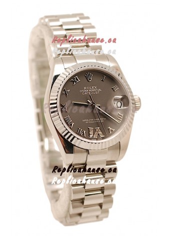 Rolex Oyster Perpetual Datejust Diamonds VI Swiss Replica Watch -36MM