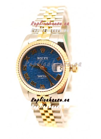 Rolex DateJust Mid-Sized Two Tone Japanese Replica Watch