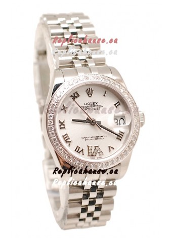 Rolex Oyster Perpetual Datejust Diamonds VI Swiss Replica Watch -36MM
