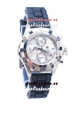 Tag Heuer Aquaracer Quartz Japanese Watch in Rubber Strap