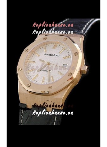 Audemars Piguet Royal Oak Watch in White Dial