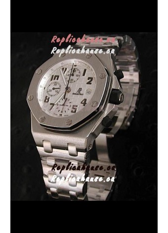 Audemars Piguet Royal Offshore in White Safari Dial - Secs hand 9 O Clock