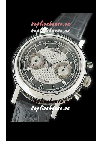 Breguet REF 1775 Swiss Replica Watch in Grey & Silver Dial