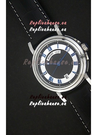 Breguet De La Marine Swiss Replica Watch in Black & White Dial