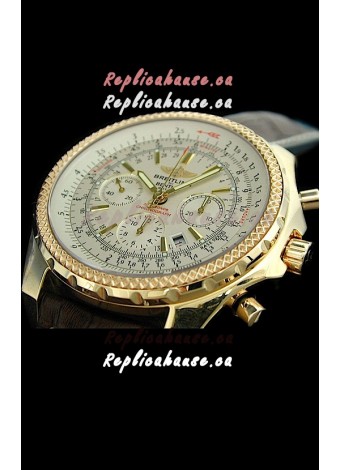 Breitling Bentley Swiss Replica Watch in White Dial