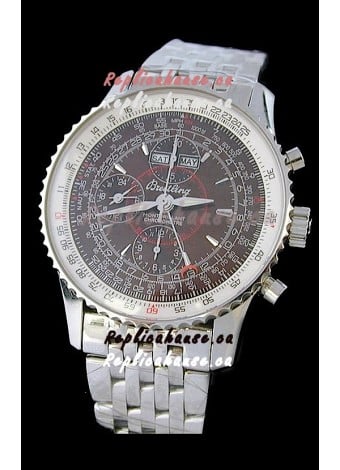 Breitling Navitimer World Swiss Replica Watch in Brown Dial