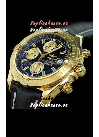 Breitling Evolution Swiss Replica Watch in Black Dial