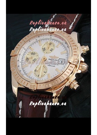 Breitling Windrider Swiss Replica Watch in White Dial