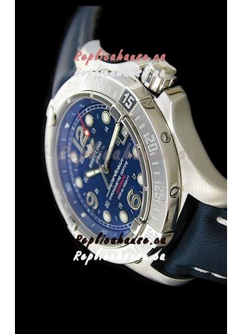 Breitling Superocean Steelfish Swiss Replica Watch in Blue Dial