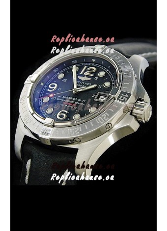 Breitling Superocean Steelfish Swiss Replica Watch in Black Dial