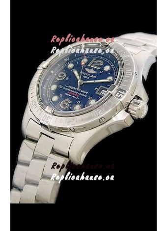 Breitling Superocean Steelfish Swiss Replica Watch in Blue Dial