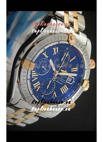 Breitling Chronomat Evolution Swiss Replica Watch in Black Dial