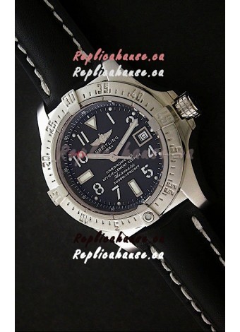 Breitling Avenger Seawolf Swiss Replica Watch in Black Dial