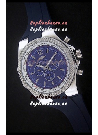 Breitling Bentley Chronograph Japanese Replica Watch in Blue Dial