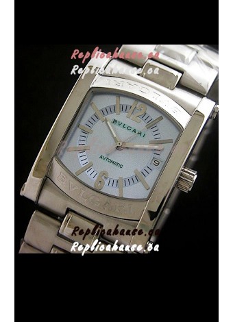 Bvlgari Assioma Japanese Automatic Watch in Blue Dial
