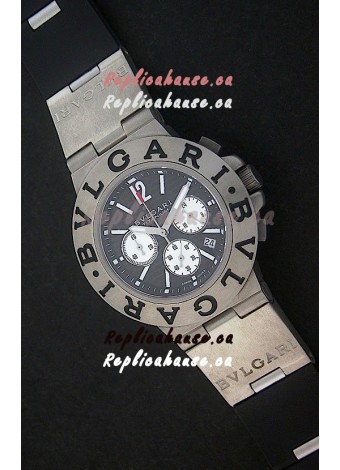 Bvlgari Diagono Titanium Japanese Replica Quartz Watch